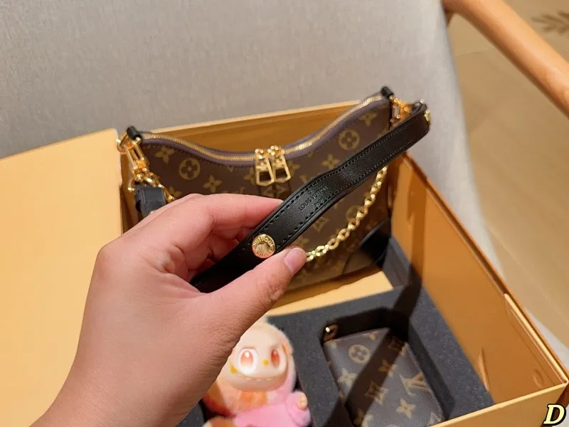 All Categories Official Website "Brand Women's Bags" Women's Bags 💙 LV 2025 New Lv Set Boulogne Croissant Bag ➕ Coin Purse ➕ Labubu Pendant