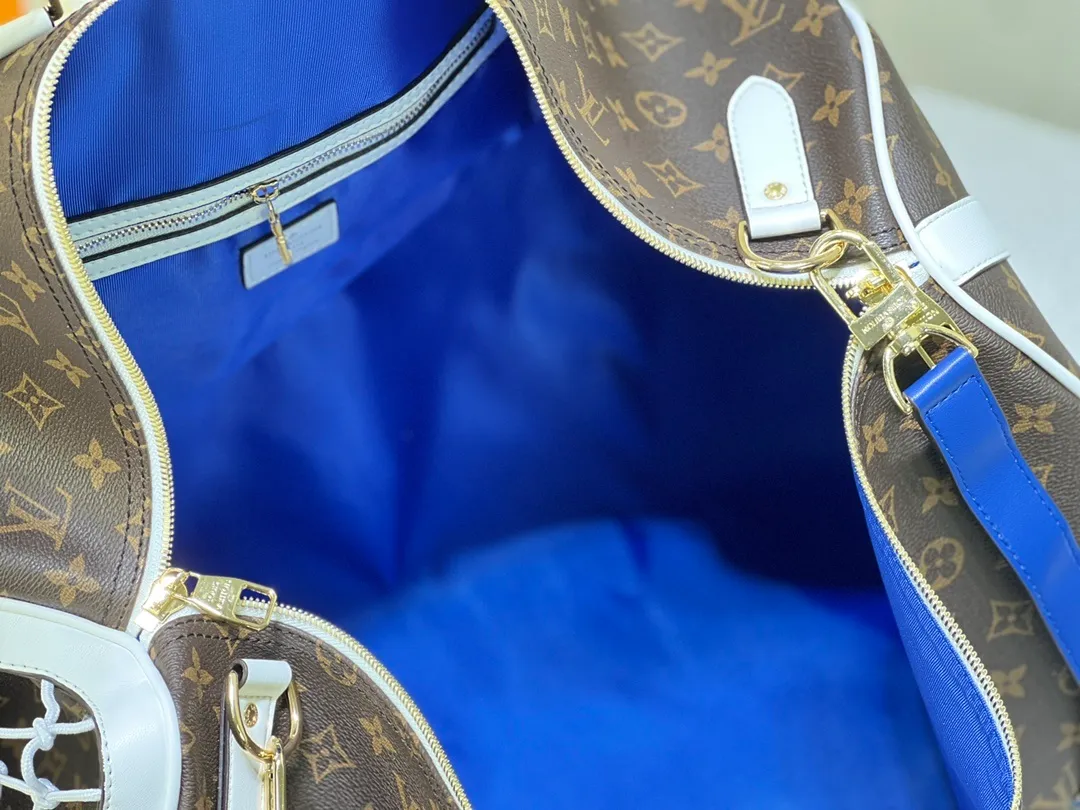 All categories Official website "Brand Women's Bags" Women's Bags 💙 LV replica LV, fine imitation LV bags, LV handbags, 2023 official latest version LV travel bag, bag factory, original material, size: 55-27-20CM