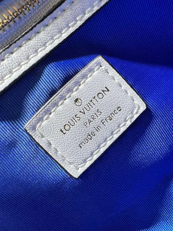 All categories Official website "Brand Women's Bags" Women's Bags 💙 LV replica LV, fine imitation LV bags, LV handbags, 2023 official latest version LV travel bag, bag factory, original material, size: 55-27-20CM