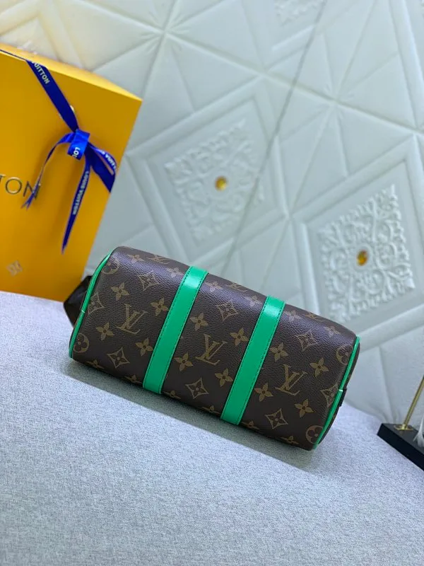 All categories Official website "Brand Women's Bags" Women's Bags 💙 LV replica LV, fine imitation LV bags, LV handbags, 2023 official latest version LV leather travel bag, bag factory, original material, size: 25-15-11CM