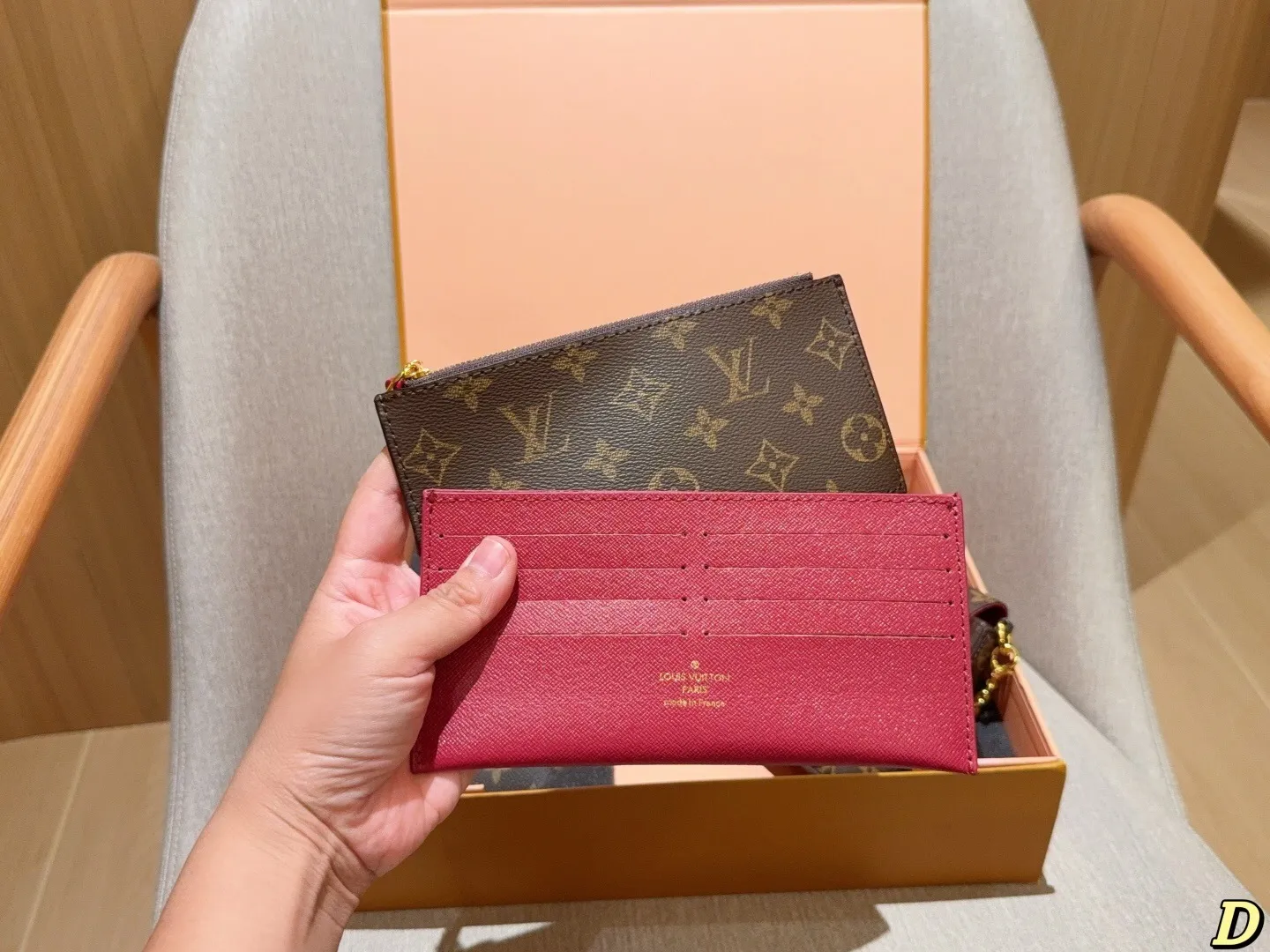 All Categories Official Website "Brand Women's Bags" Women's Bags 💙 LV 2025 new LV three-piece set ~ three-in-one ➕ coin purse ➕ labubu pendant
