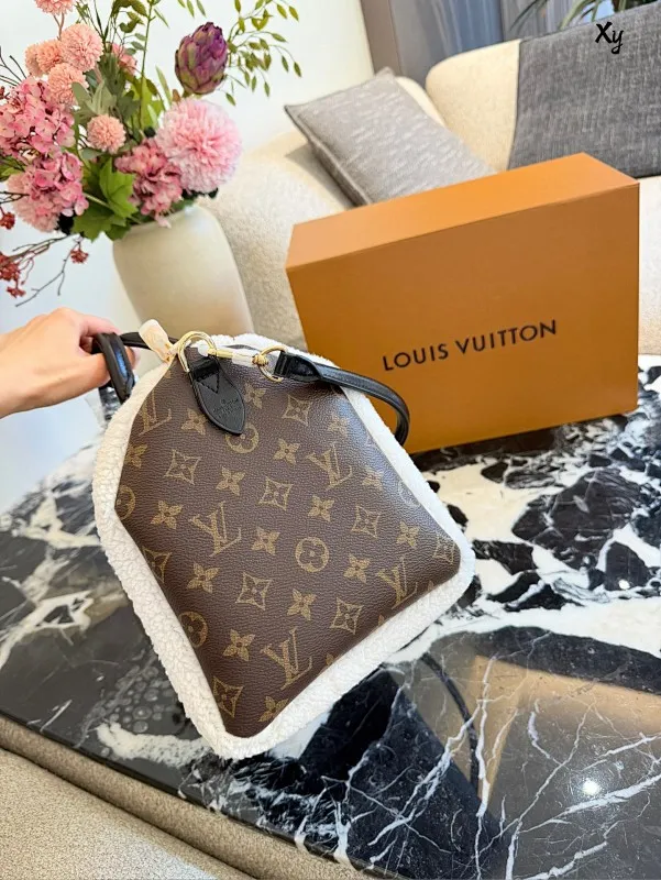 All Categories Official Website "Brand Women's Bags" Women's Bags 💙 LV 2025 New LVSpeedy Soft 30 Teddy Handbag