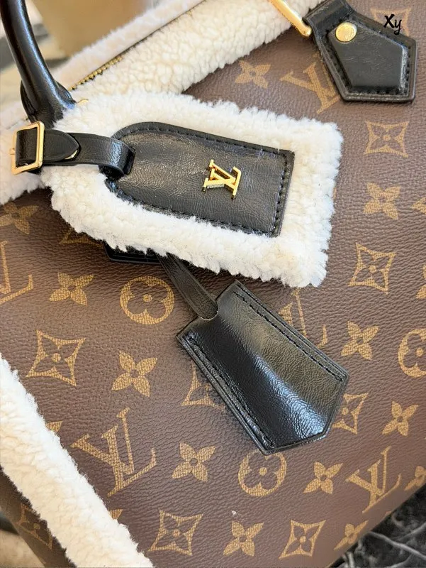 All Categories Official Website "Brand Women's Bags" Women's Bags 💙 LV 2025 New LVSpeedy Soft 30 Teddy Handbag