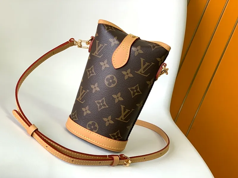 All categories Official website "Brand Women's Bags" Women's Bags 💙 LV replica LV, fine imitation LV bags, LV shoulder bags, 2023 official latest version LV bucket bag, bag factory, original material, size: 14.5-18-6.5CM