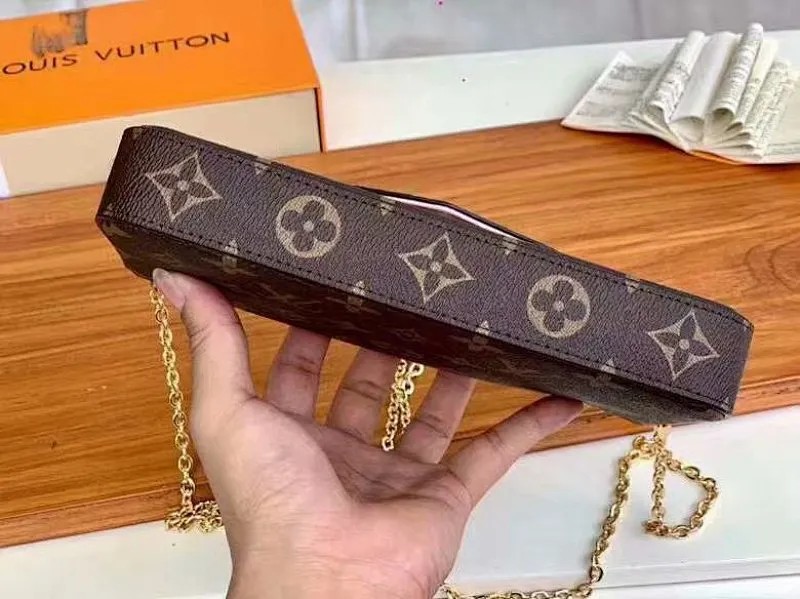 All categories Official website "Brand Women's Bags" Women's Bags 💙 LV 2022 official new LV three-piece handbag wholesale 5800800 High quality Size: 21-11-2CM