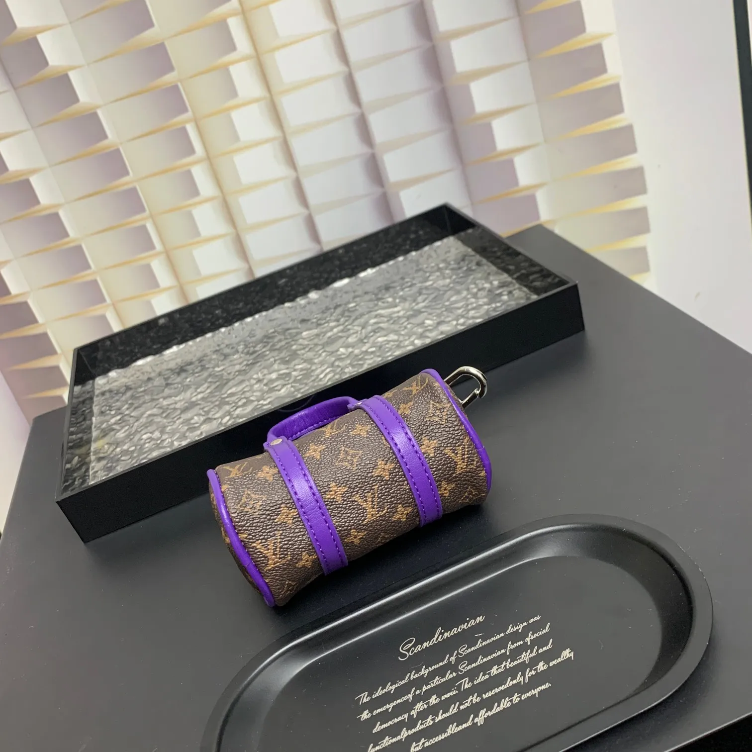 💰200 shipped😍 MINI KEEPALL bag charm and keychain ☀️Louis Vuitton Louis Vuitton lv mini pillow bag pendant ☀️This Mini Keepall bag charm and keychain condenses the classic handbag configuration, boldly showing the spirit of adventure. Monogram canvas with LV inscribed hook buckle, whether hung on a belt or handbag, its zipper closure and built-in keychain ensure secure storage