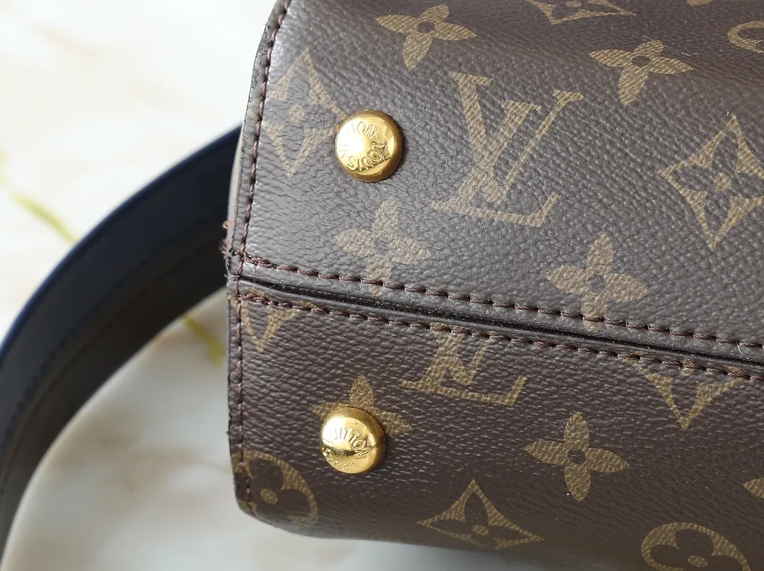 💰260💰Upgraded from the original M42738 M44863. The pure structure and silhouette of this CLUNY BB handbag will never go out of style, and the straps adopt bright colors that are popular nowadays. The Cluny bag is very practical and is the ideal business bag. The top handle can meet the different requirements of hand carry and elbow carry, and the removable shoulder strap can also meet the requirements of shoulder carrying. Magnetic clasp keeps personal finances safely stored. 28.0x 20.0x 10.0cm