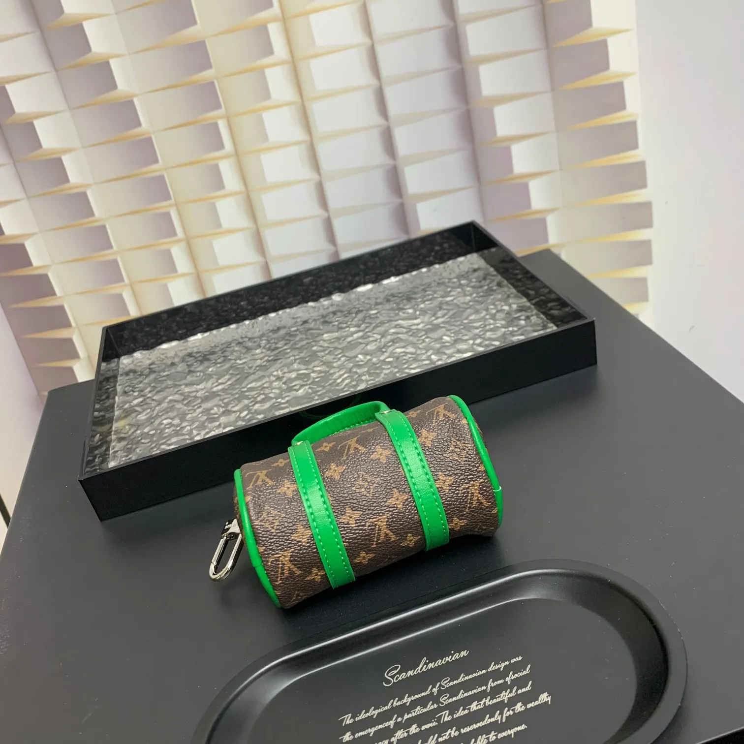 💰200 shipped😍 MINI KEEPALL bag charm and keychain ☀️Louis Vuitton Louis Vuitton lv mini pillow bag pendant ☀️This Mini Keepall bag charm and keychain condenses the classic handbag configuration, boldly showing the spirit of adventure. Monogram canvas with LV inscribed hook buckle, whether hung on a belt or handbag, its zipper closure and built-in keychain ensure secure storage