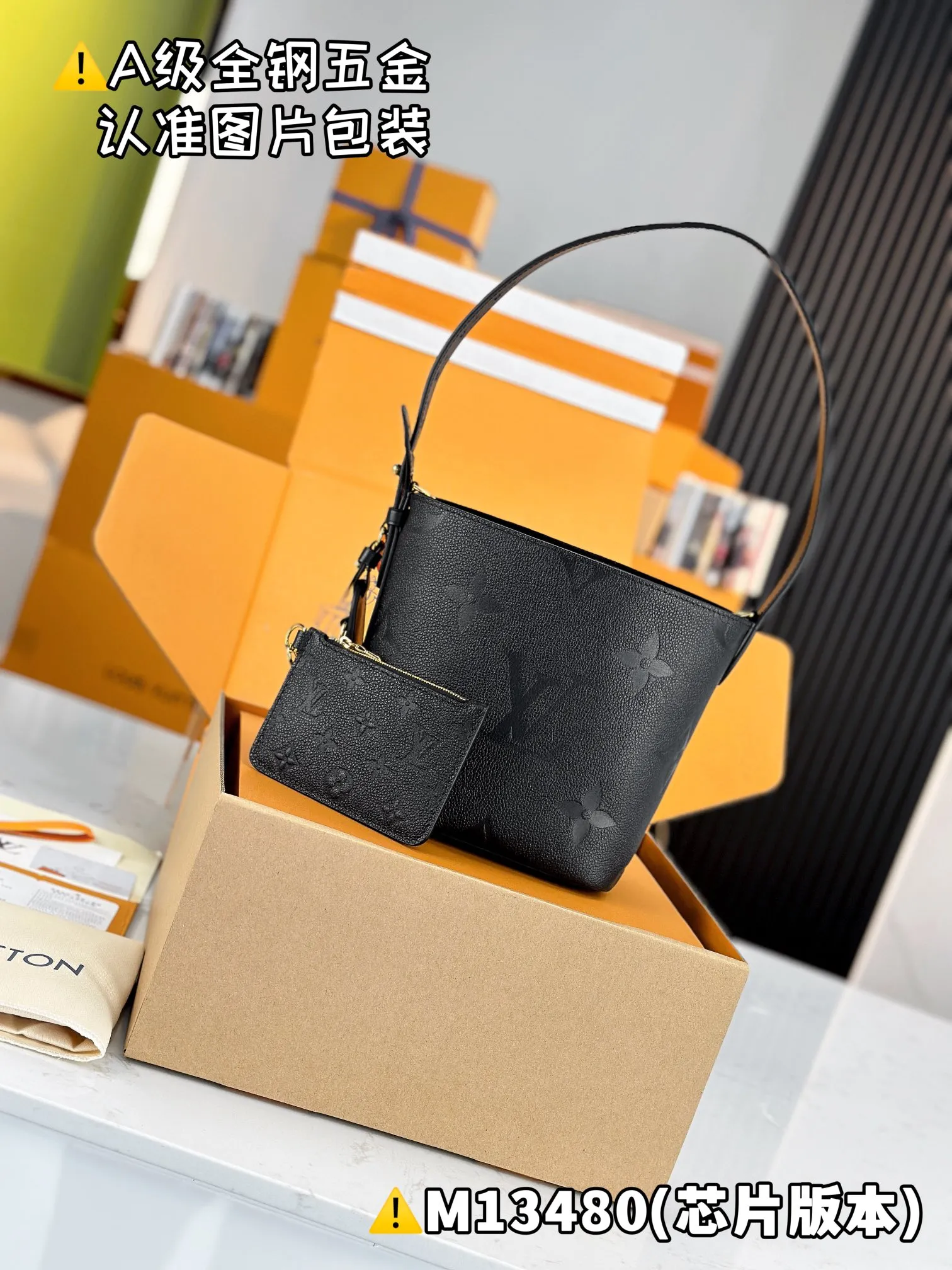 💰1960 [Authentic grade] [Special grade MB original leather] ALL IN BB handbag Model: M13480 Material: A+ grade all-steel hardware, imported original leather Packing: Full set of special grade duty-free MB packaging Dimensions: 18 x 12 x 16 cm