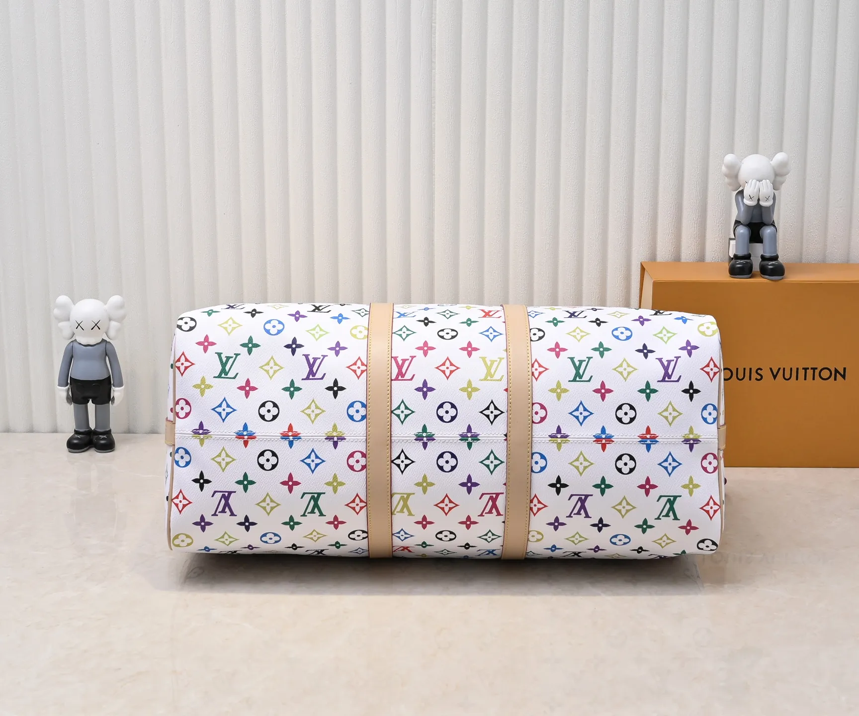 P💰440 new arrival M13745 41416 black color white color 33 color series LV2025 spring and summer and Takashi Murakami joint model Fashion is a cycle to celebrate the 20th anniversary of the joint name Size: 50.0X29.0X23.0cm