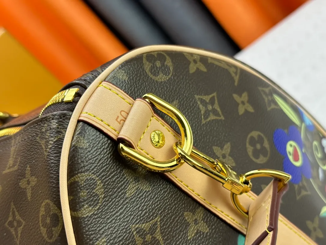 P380 new arrival M14182 M41416 LV2025 spring and summer joint model with Takashi Murakami Fashion is a cycle to celebrate the 20th anniversary of the joint brand Size: 45.0X27.0X20.0cm