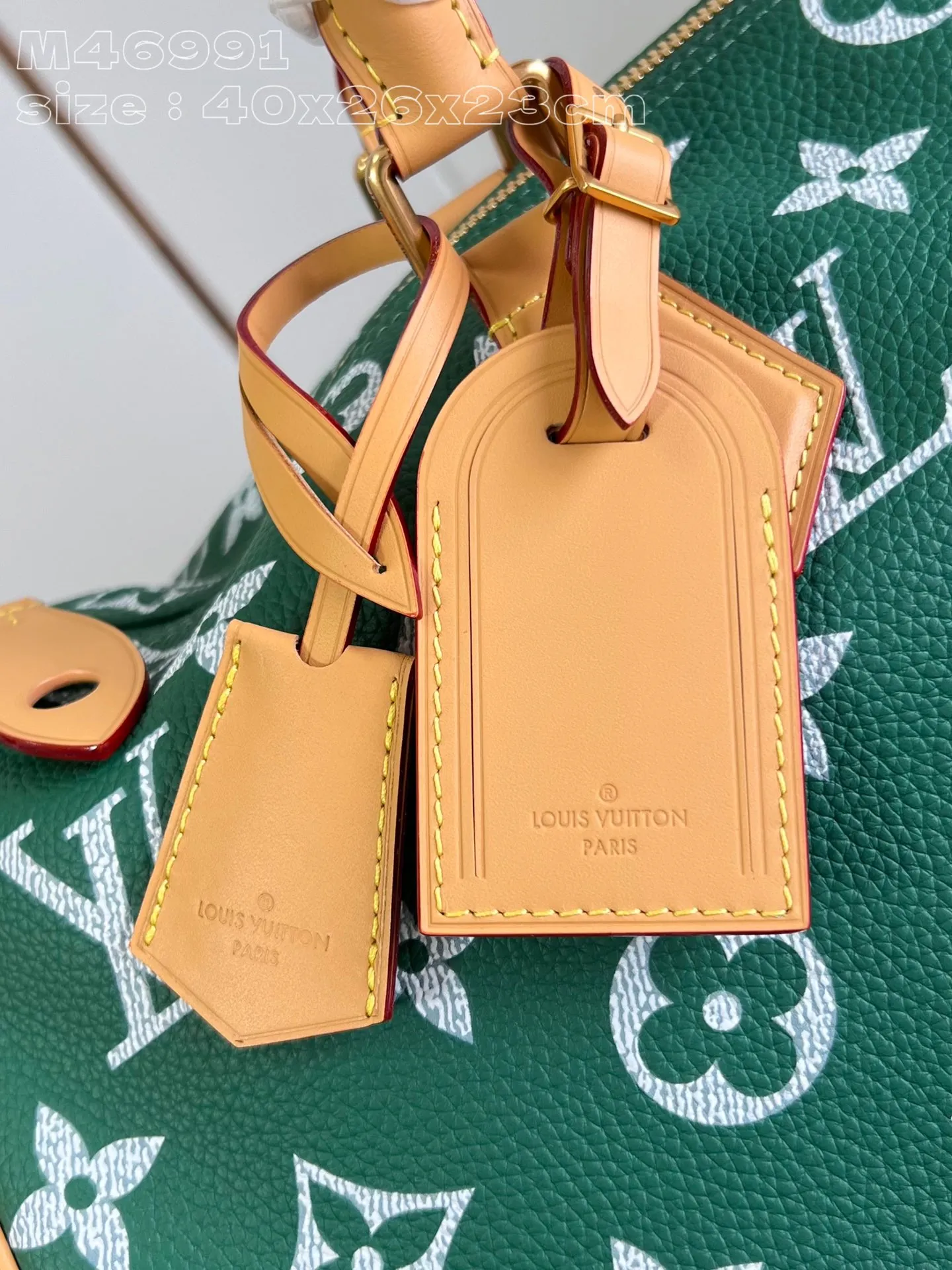 💰2740 Top-quality original individual real shot M46991 Green】This Speedy P18 Bandoulière 50 Monogram Leather handbag is made of soft grained cow leather wrapped with sheep leather lining. The silk-screened Monogram pattern presents the blurred look of canvas printing, expressing the new season's ingenuity of creative director Pharrell Williams. 50x 32 x 29 cm (length x height x width) [Warm reminder: This model is too large and does not fit in the packaging]