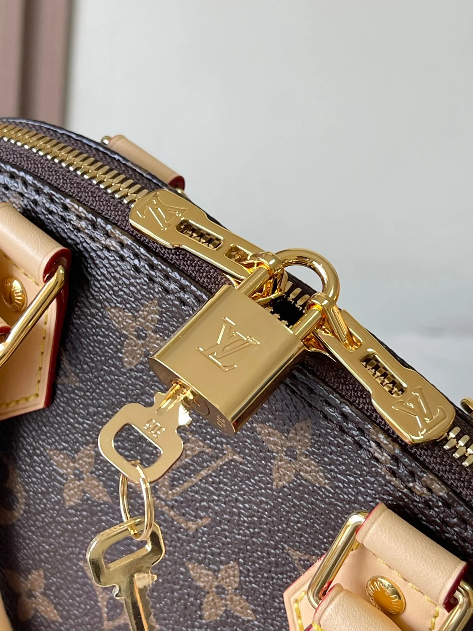 p2100 [Special grade MB original leather] ALMA BB handbag Model: M53152 Material: All-steel hardware, imported high-elastic fabric Packaging: Full set of premium duty-free MB packaging Dimensions: 23.5 x 17.5 x 11.5 cm