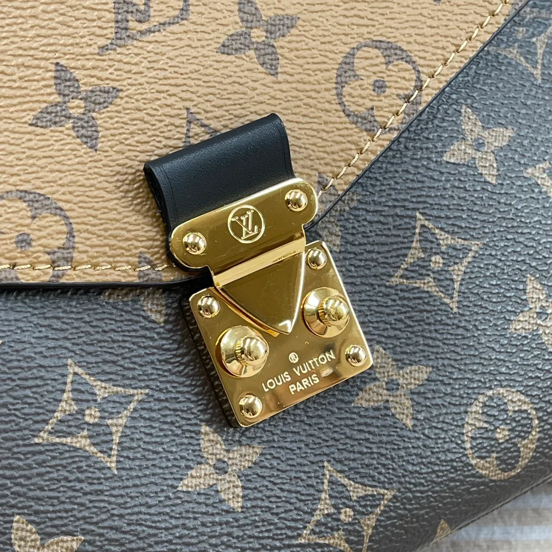 [Upgraded version] P640🐶Upgraded version. High quality. Semi-steel hardware. ❣️With complete packaging⚜️M44876 Yellow Flower The latest version is shipped. The compact shape of the Métis handbag exudes elegance. Made of soft Monogram canvas, compact size with many practical pockets and compartments Dimensions: 25 x 19 x 9 cm