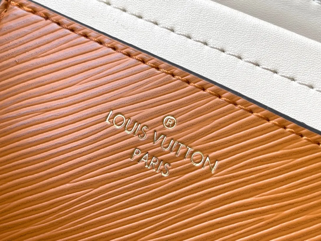 💰1360 (top layer leather) top quality original M22229 brown (woven) This Twist medium handbag is made of Epi embossed leather, and the LV Twist twist lock and top handle are wrapped in woven leather, injecting a feminine touch into the eye-catching structure. With the detachable and adjustable shoulder strap, you can switch between long and short shoulder or cross-body wear. Dimensions: 23.0 x 17.0 x 9.5 cm