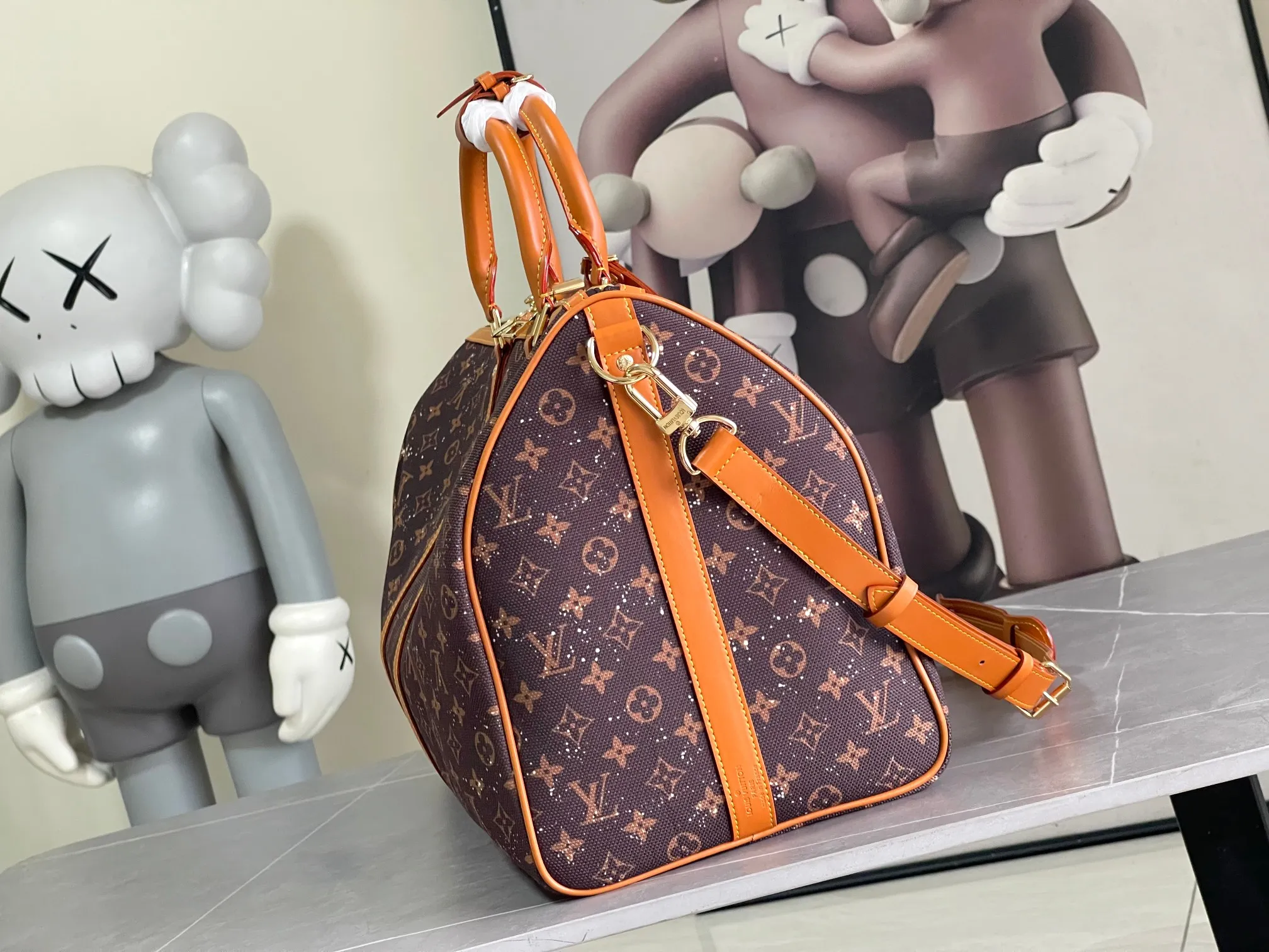 💰1340 Top original order new model arrived M13977 transcoding chip canvas series LV2025 spring and summer and Takashi Murakami joint model Fashion is a cycle to celebrate the 20th anniversary of the joint brand Size: 50.0X29.0X23.0cm