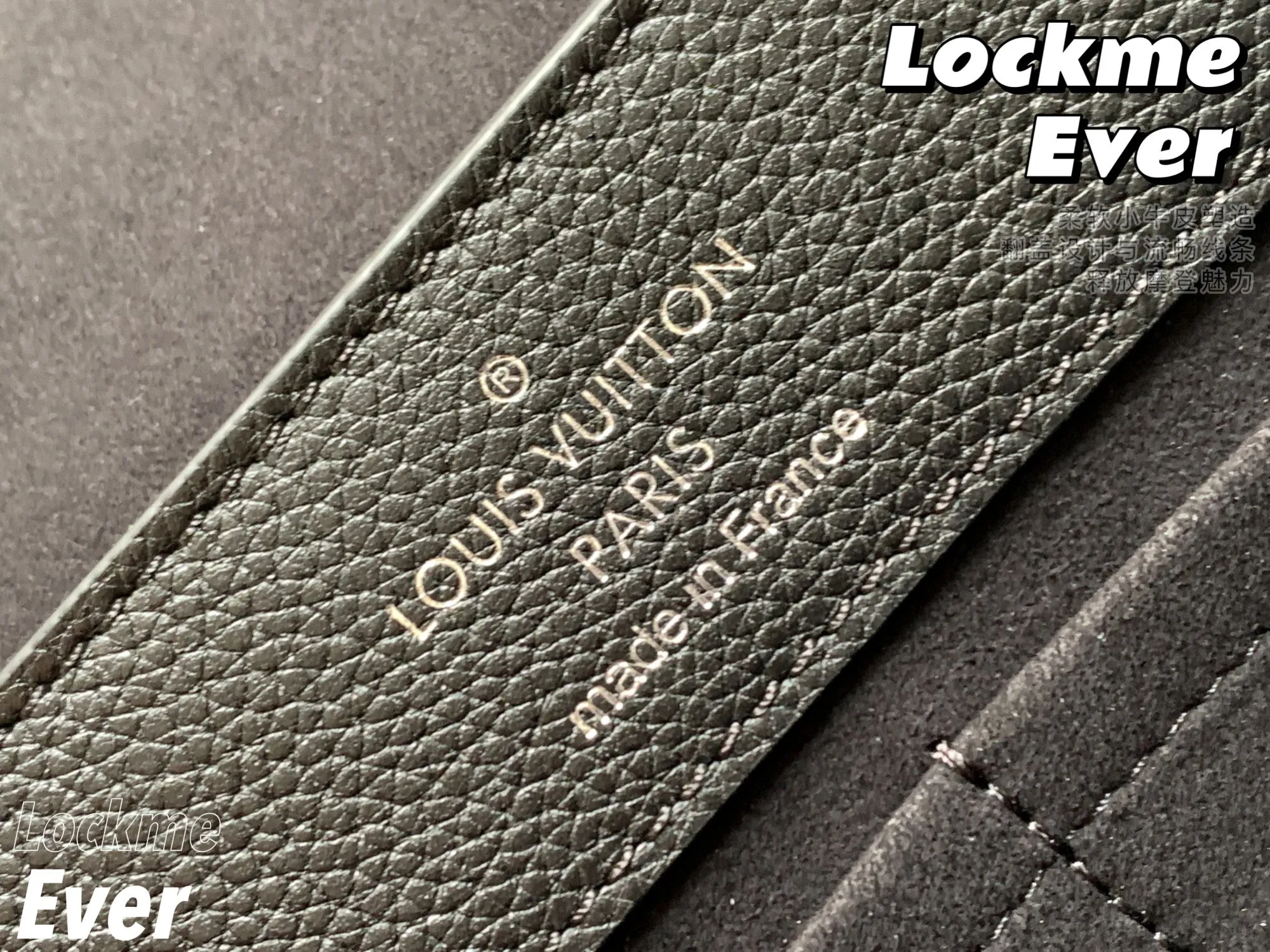 P1440 [Original leather 💋M51395 black] Lockme Ever medium handbag is made of soft calfskin material, equipped with a single handle, fashionable appearance and distinct layers. The neat silhouette with top flap and spacious handbag add a fashionable and modern feel. Silver LV twist lock and leather shoulder strap, an elegant choice for everyday styling. Detailed size: 33.5*21.5*14.5cm