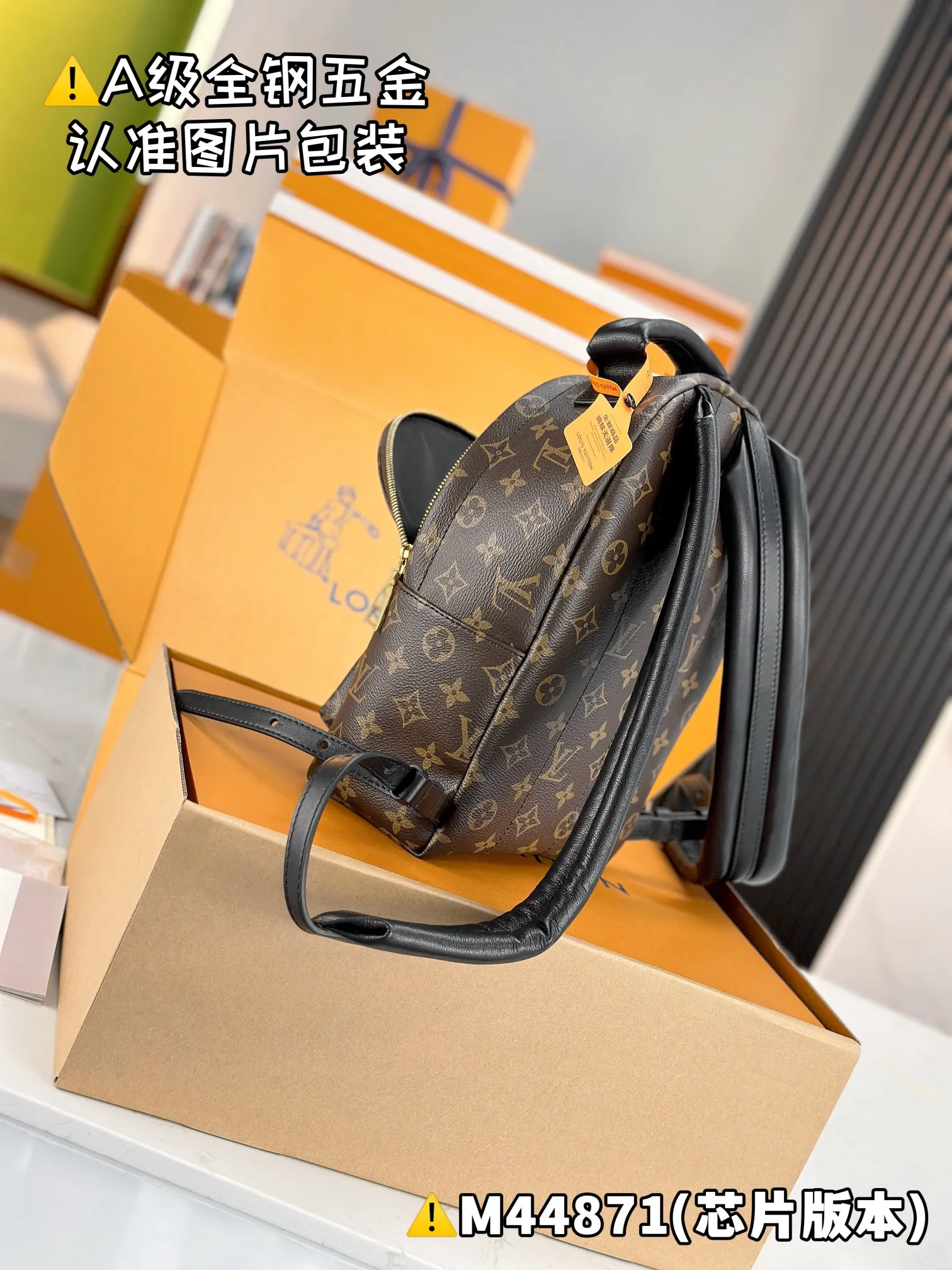 💰1960 [Authentic Grade] [Super Grade MB High Elastic Fabric] PALM SPRINGS Small Backpack Model: M44871 Material: A+ grade all-steel hardware, imported high elastic fabric Packaging: Full set of special grade duty-free MB packaging Size: 20x31x10cm