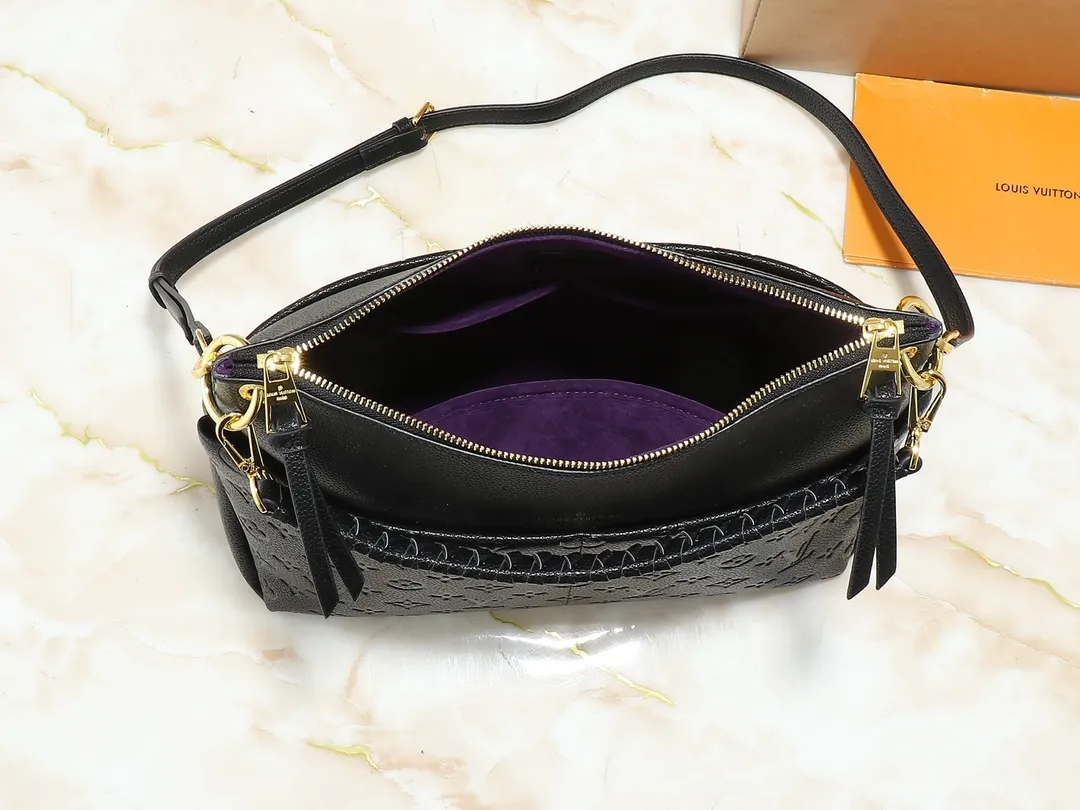 💰240💰Upgraded from the original M45522, 43170. This MONOGRAM canvas material is a new style of Melie handbag, a fashionable must-have item. Veau Cachemire leather material. Full leather embossed woven wrist double bag shopping bag. Lightweight and comfortable to carry. Unique vertical and narrow shape with modern style. Zipper pocket with metal engraved zipper puller for more personality. Size: 33x16x30cm
