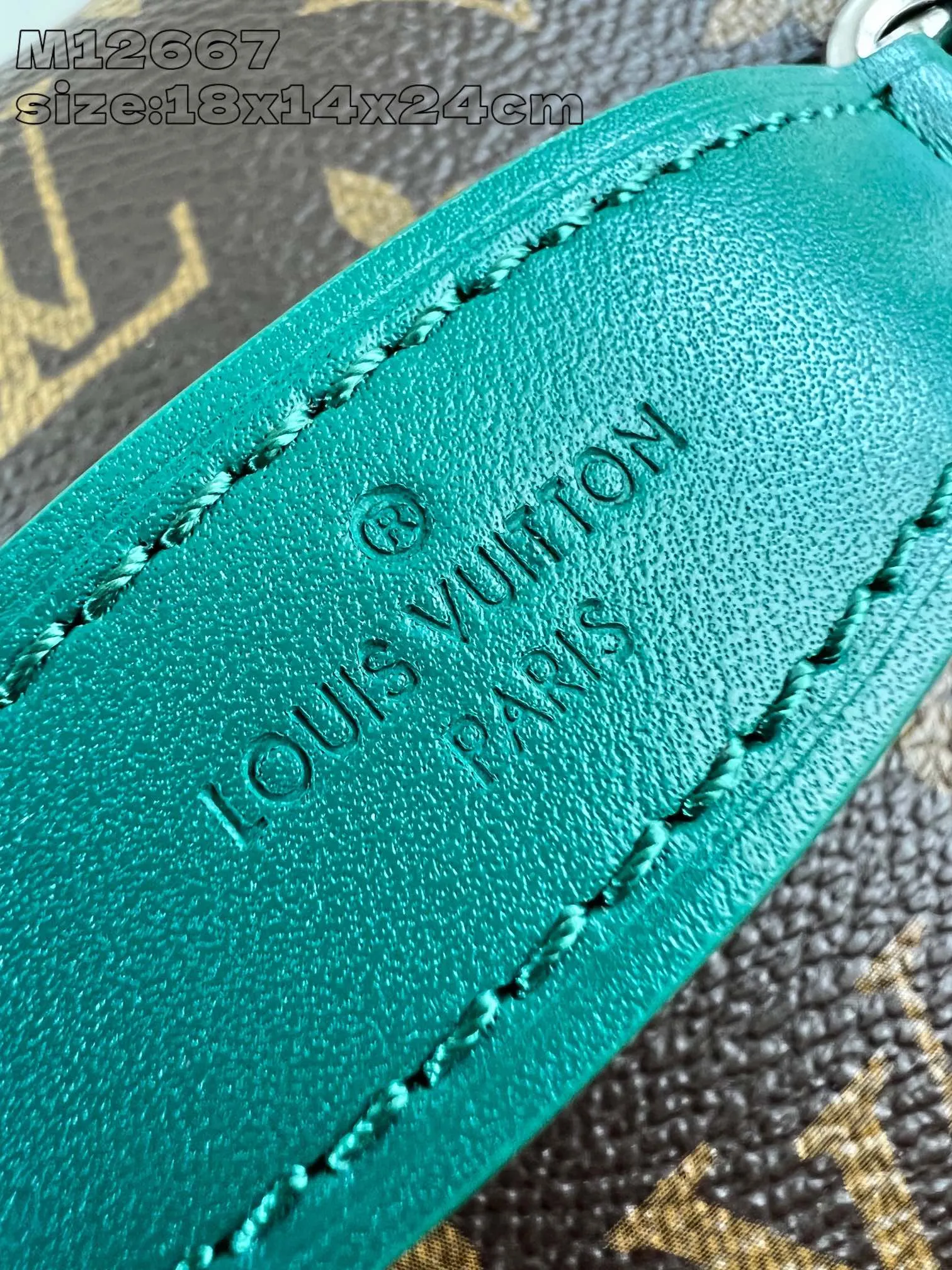 💰960 top original order [Exclusive real shot M12667 green] This Nice BB cosmetic bag is made of Monogram Macassar canvas, paying tribute to the classic style of Nice Vanity cosmetic bag with elegant brushwork. Leather trim, top handles and a washable lining add a pop of color, and the top flap opens to reveal ample interior patch and zip pockets. 18 x 14.5 x 24 cm (height x width x length)