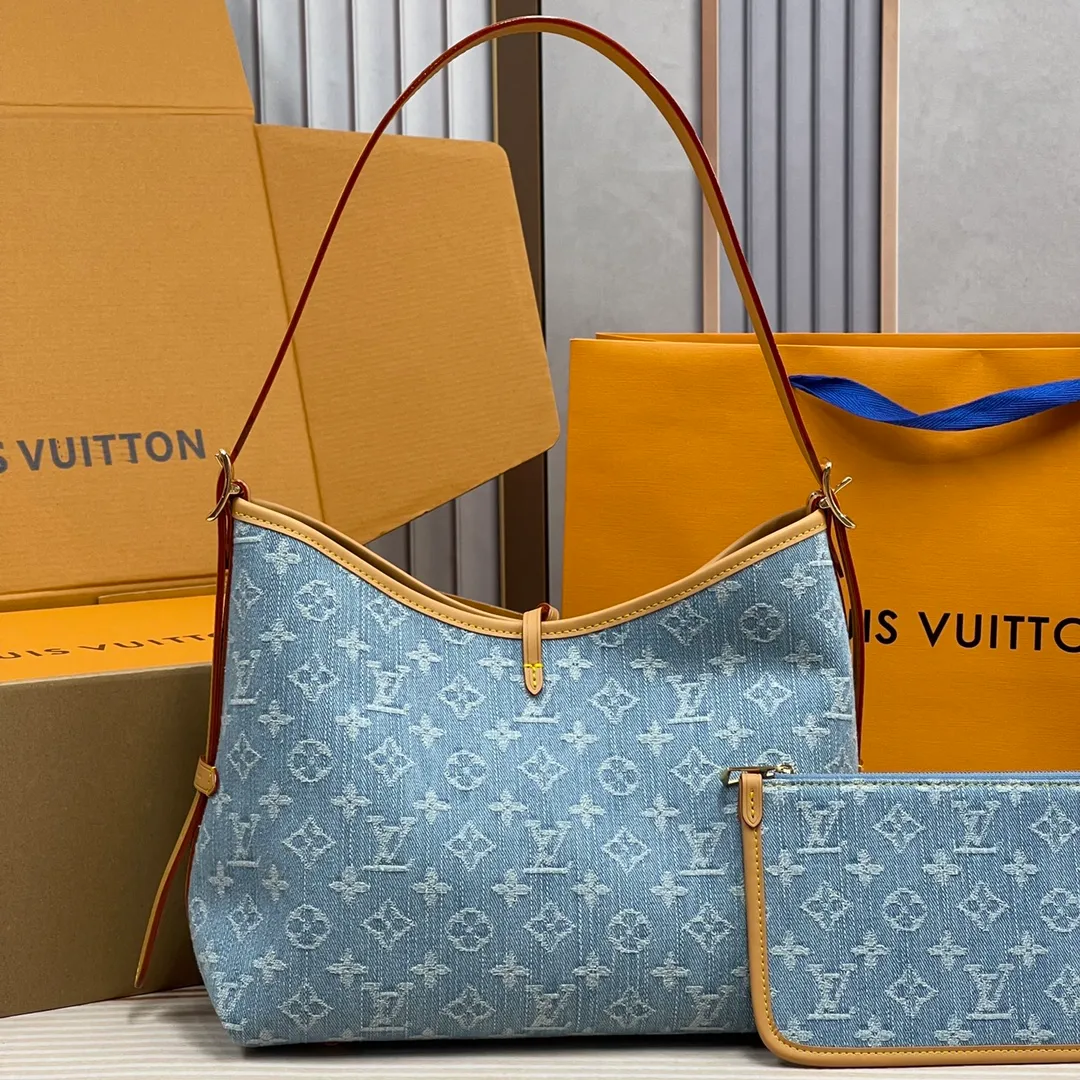 [Upgraded version] P600🐶Upgraded version. High quality. Semi-steel hardware ❣️M46203🐶 Comes with a complete set of packaging [Celebration] Denim denim series CARRYALL small handbag CarryAll small handbag is made of Monogram canvas and leather trim, making it a personal companion for urban life. The generous construction has a neat interior and a large interior pocket adds a functional element. Monogram canvas zippered clutch secured with leather strap. Dimensions: 29 x 24 x 12 cm