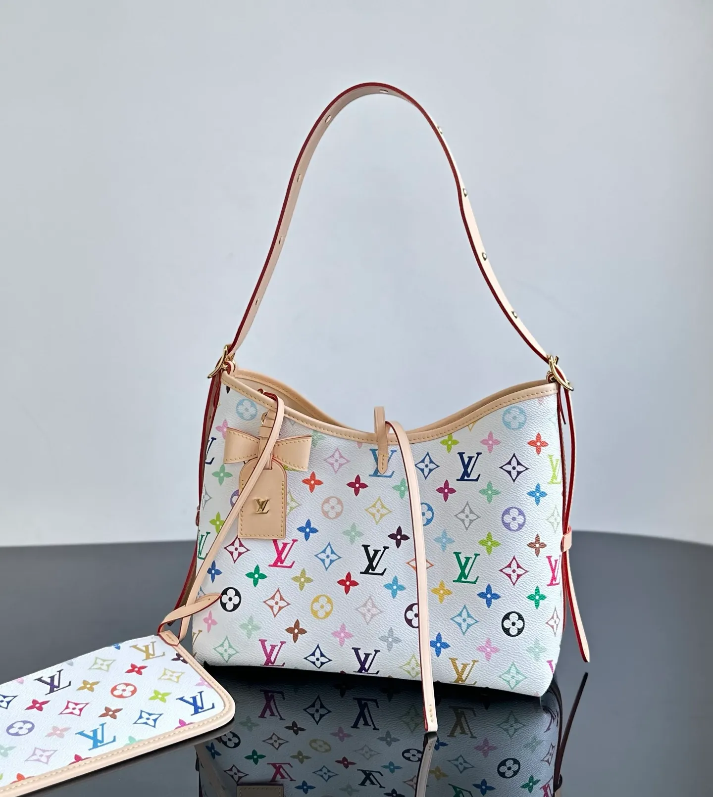 💰2100{Authentic grade}MB original leather M13661 white three-color Carryall small handbag, exclusive channel goods, detailed real photos! MB lies in quality, hardware, fabrics, handwork, oiled edges, A-grade high-quality products, comprehensive upgrades, the photos are consistent with the products, 360 degrees without blind spots, take a look at it. Size: 29.0×12.0×24.0 cm110