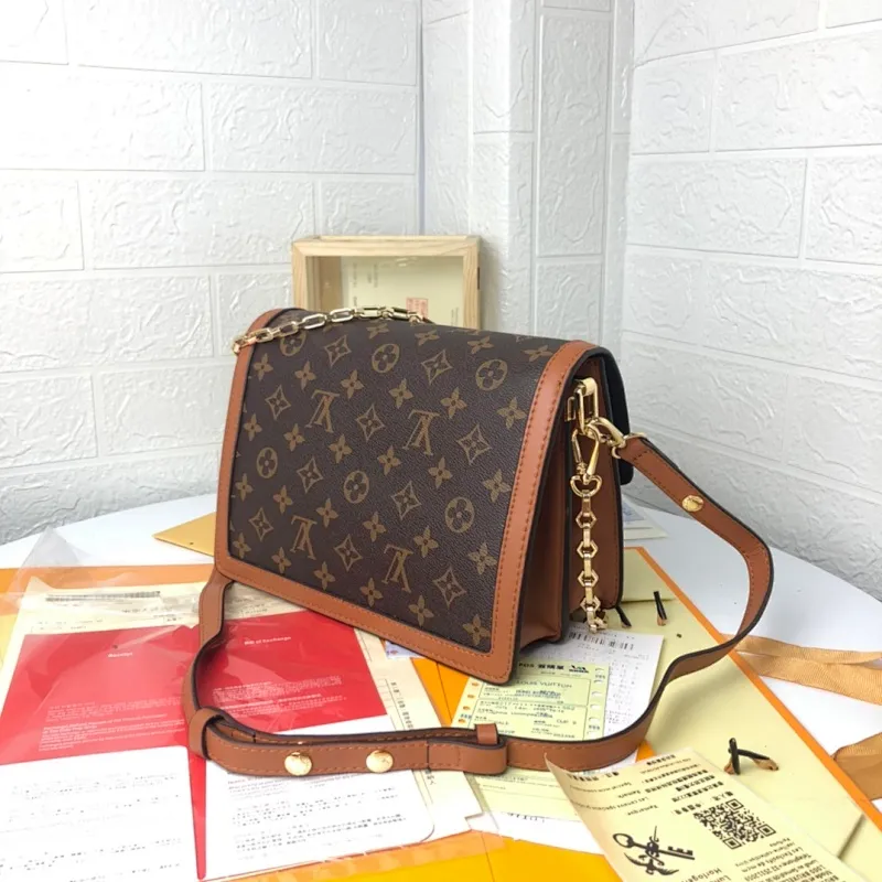 All categories Official website "Brand Women's Bags" Women's Bags 💙 LV 2022 official new Daphne crossbody bag wholesale 58002000 Original order quality Size: 25-19-6 cm