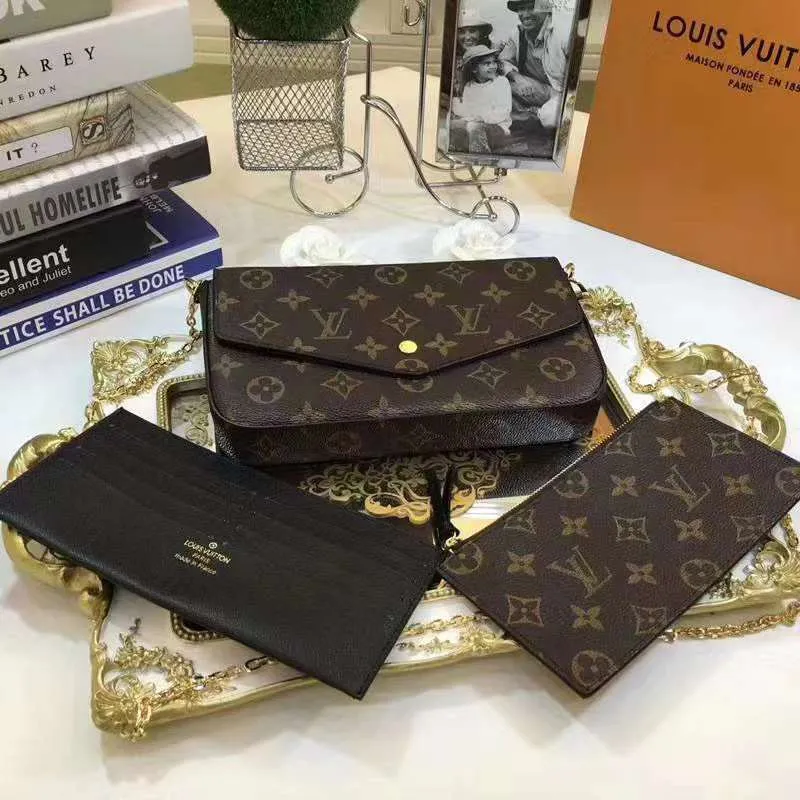 All categories Official website "Brand Women's Bags" Women's Bags 💙 LV 2022 official new LV three-piece handbag wholesale 5800800 High quality Size: 21-11-2CM