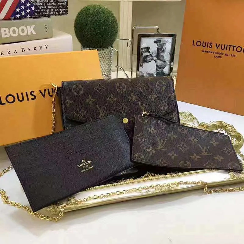 All categories Official website "Brand Women's Bags" Women's Bags 💙 LV 2022 official new LV three-piece handbag wholesale 5800800 High quality Size: 21-11-2CM