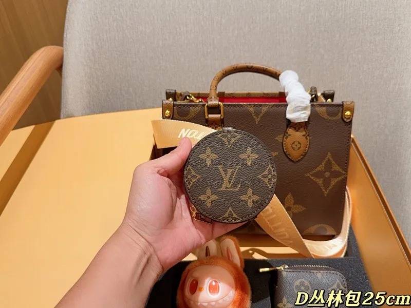All Categories Official Website "Brand Women's Bags" Women's Bags 💙 LV 2025 New LV Set Box onthego Jungle Bag