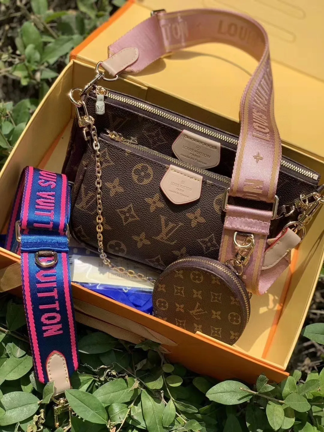 All categories Official website "Brand Women's Bags" Women's Bags 💙 LV fine imitation LV, high imitation LV bags, LV crossbody bags, 2023 official latest version LV crossbody bag three-piece set, LV bag factory, bag recommendations, size: 24-13-4.5 19.5-11-4 9.5-2CM