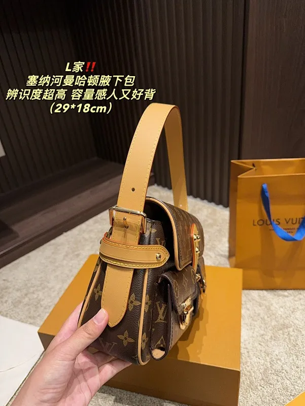 All categories Official website "Brand Women's Bags" Women's Bags 💙 LV 2024 official website new LV armpit bag