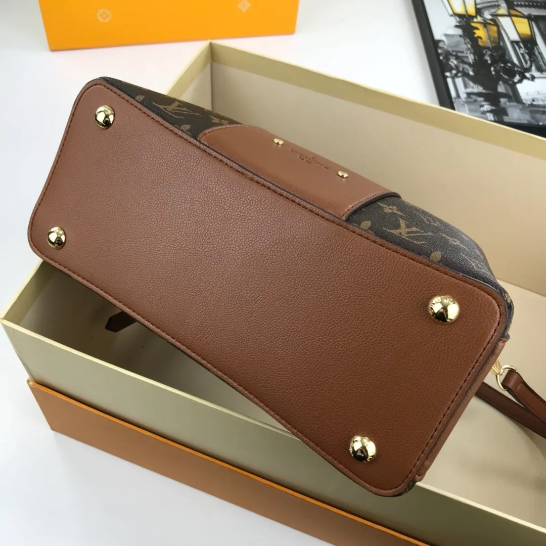 All Categories Official Website "Brand Women's Bags" Women's Bags 💙 LV 2022 Official New LV Presbyopia and Leather Crossbody Bag Wholesale 58002100 High Quality Size: 30-23-13CM