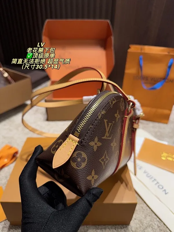 All categories Official website "Brand Women's Bags" Women's Bags 💙 LV 2025 new LV armpit bag