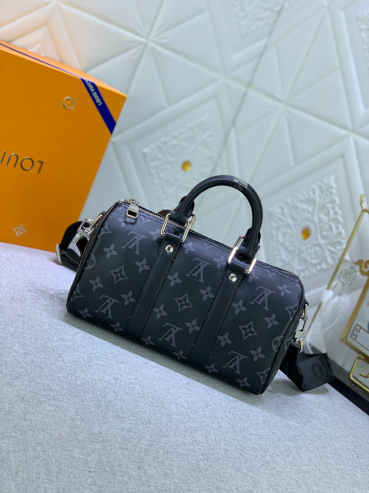 All categories Official website "Brand Women's Bags" Women's Bags 💙 LV replica LV, fine imitation LV bags, LV handbags, 2023 official latest version LV leather travel bag, bag factory, original material, size: 25-15-11CM