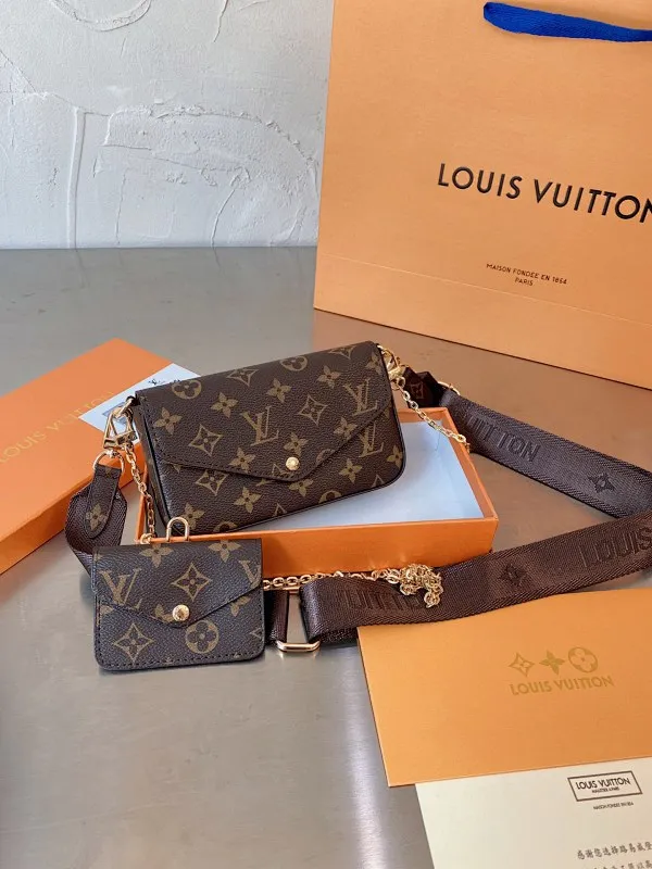 All categories Official website "Three-piece bag set" Three-piece set💖 LV 2023 new LV bag three-piece set wholesale