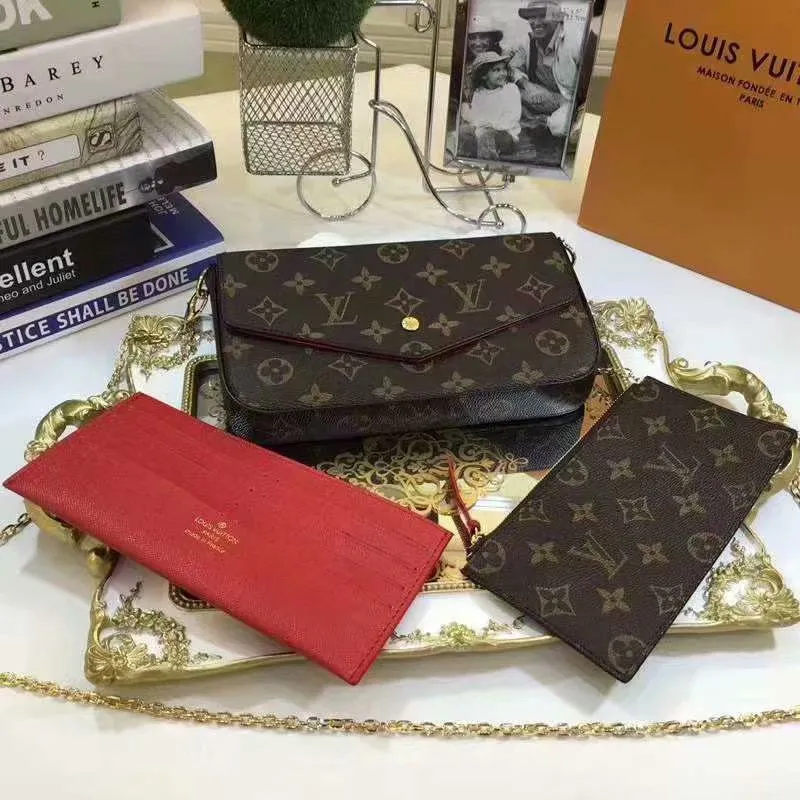 All categories Official website "Brand Women's Bags" Women's Bags 💙 LV 2022 official new LV three-piece handbag wholesale 5800800 High quality Size: 21-11-2CM
