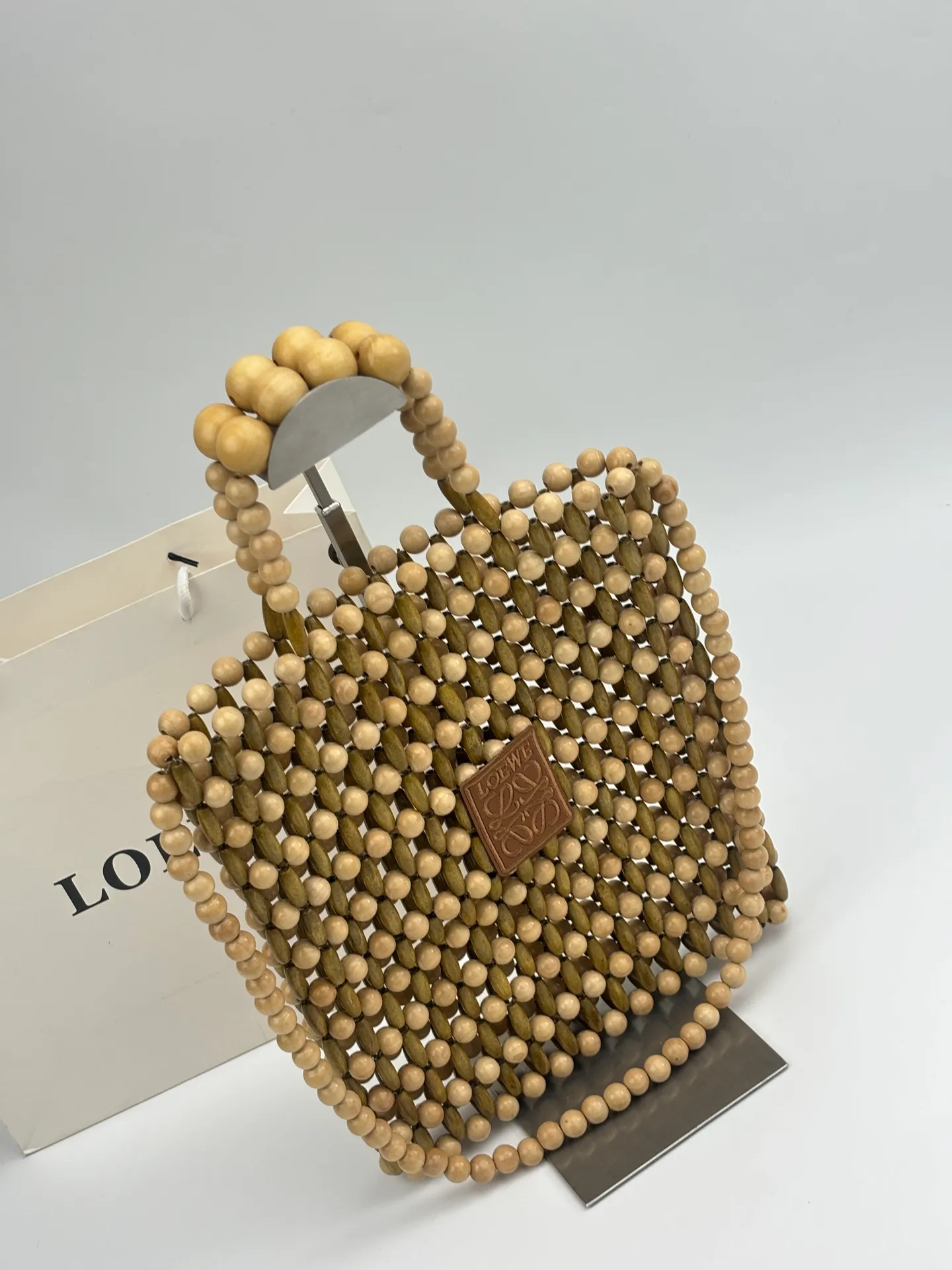 All Categories Official Website "Brand Women's Bags" Women's Bags 💙 Loewe 2026 Official Website LOEWE Wooden Beaded Handbags