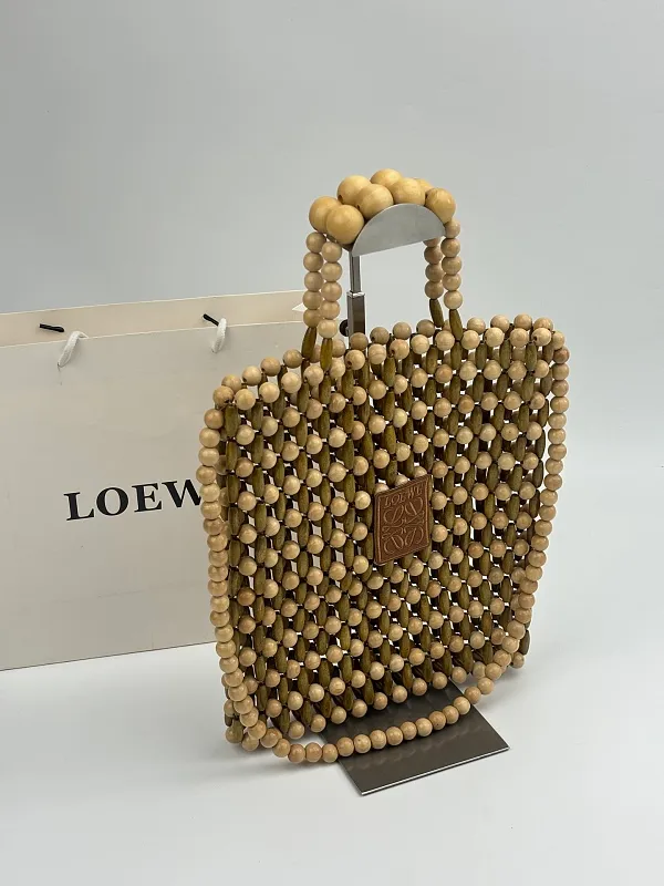 All Categories Official Website "Brand Women's Bags" Women's Bags 💙 Loewe 2026 Official Website LOEWE Wooden Beaded Handbags