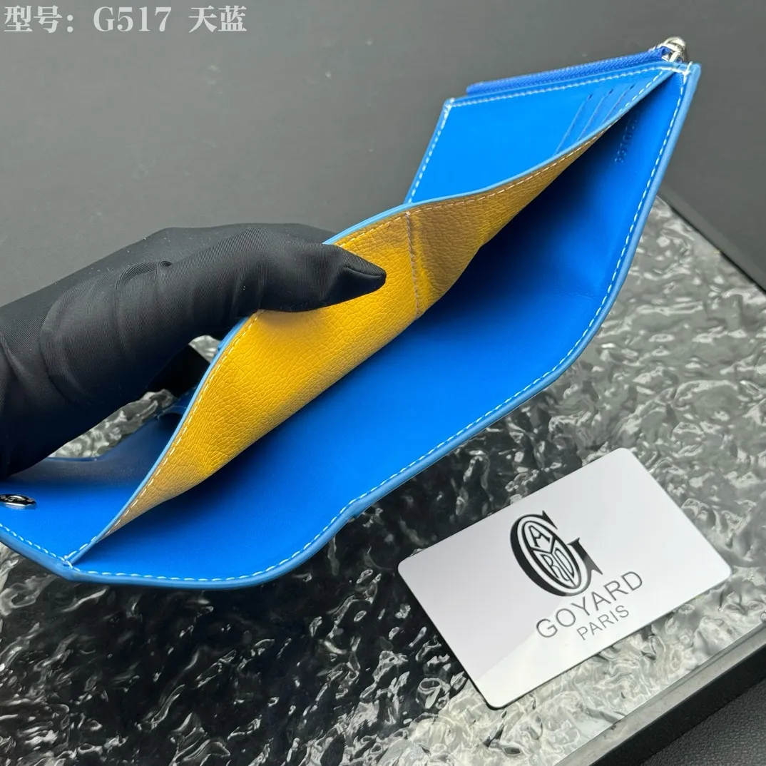 💰120 💎Top Original 𝑮𝑶𝒀𝑨𝑹𝑫 𝑽𝒊𝒄𝒕𝒐𝒊𝒓𝒆 The wallet has a small and compact design that can store cards, banknotes and documents. It's sized to fit in a bag or in a jacket or pants pocket. The Insert Victoire Card Holder can be placed inside the Victoire Wallet to store even more cards. Style number: G517 Size: 12*9*3