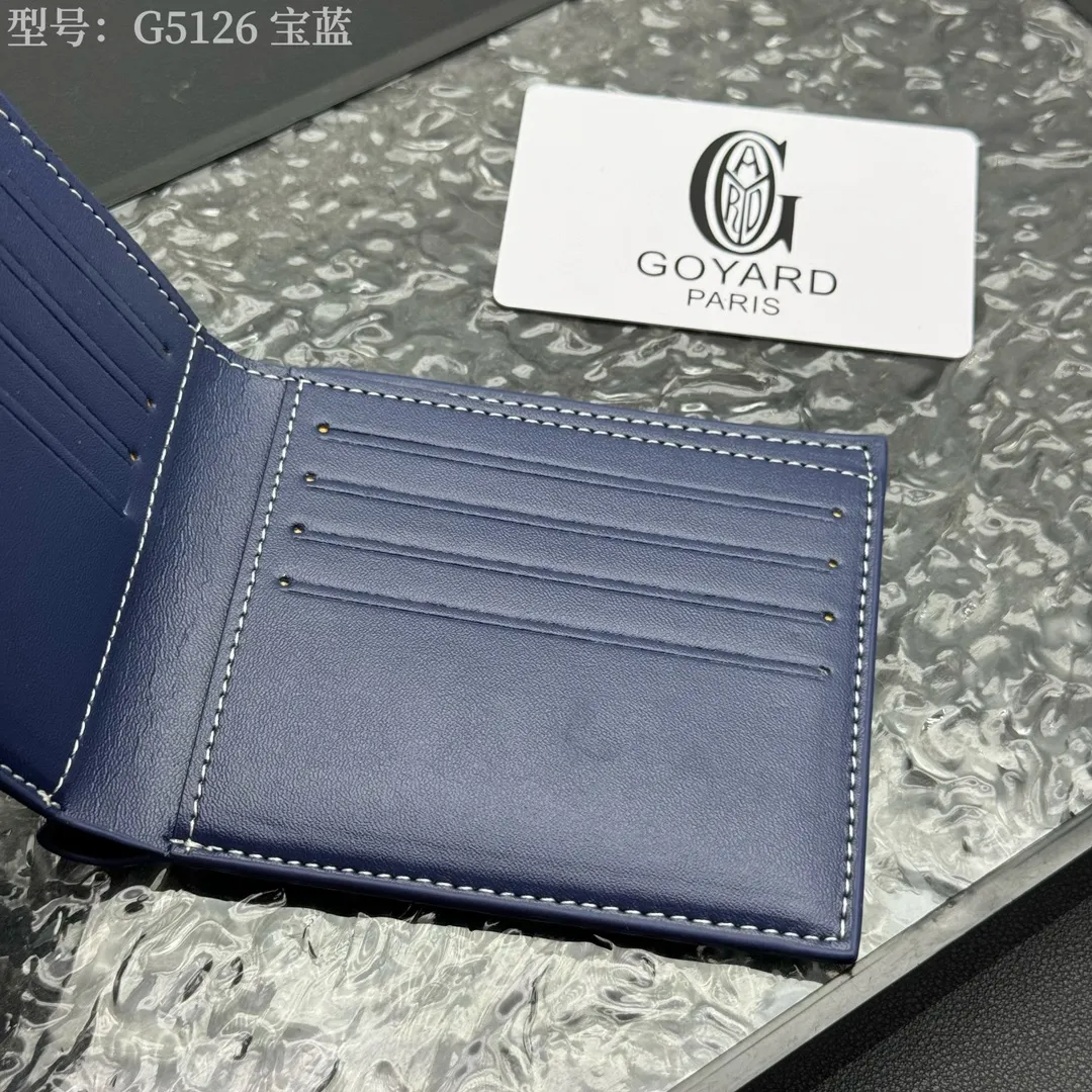 💰110 💎Upgraded original version 𝐠𝐨𝐲𝐚𝐫𝐝 Hot style ❤️Goyard short wallet, Goyard 8-slot card slot wallet, the texture is perfect and can hold about 8-10 cards, it can hold cash, it is thin and does not stand up, it is classic, practical and attractive! If you want to create a short clip with a feeling that is different from others and has a deep taste, it must be him! size: 11*9 (cm) model: G5126