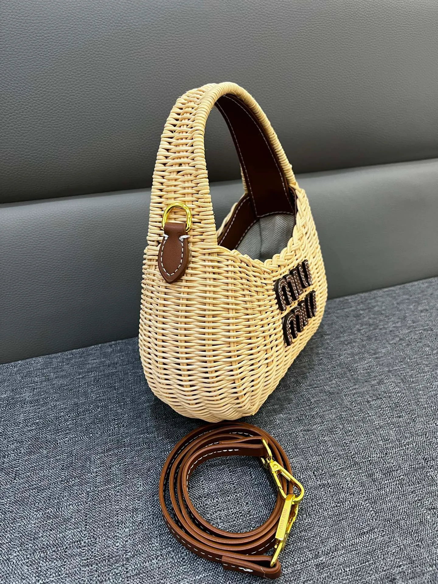 All Categories Official Website "Brand Women's Bags" Women's Bags 💙 miumiu 2026 Official Website miumiu Bamboo Handheld Crossbody Bag