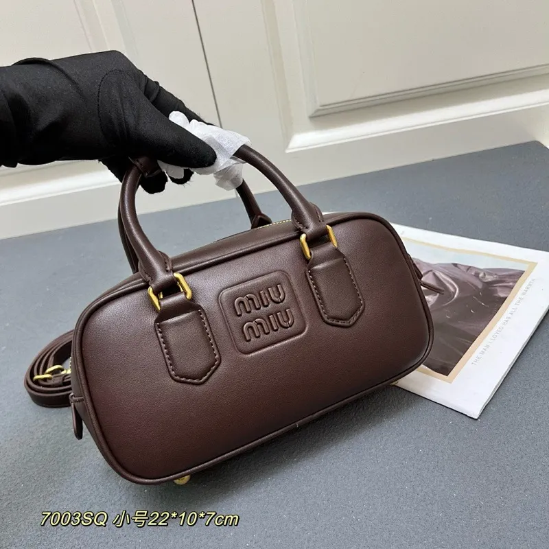 All Categories Official Website "Brand Women's Bags" Women's Bags 💙 miumiu 2025 new MIUMIU bowling bag