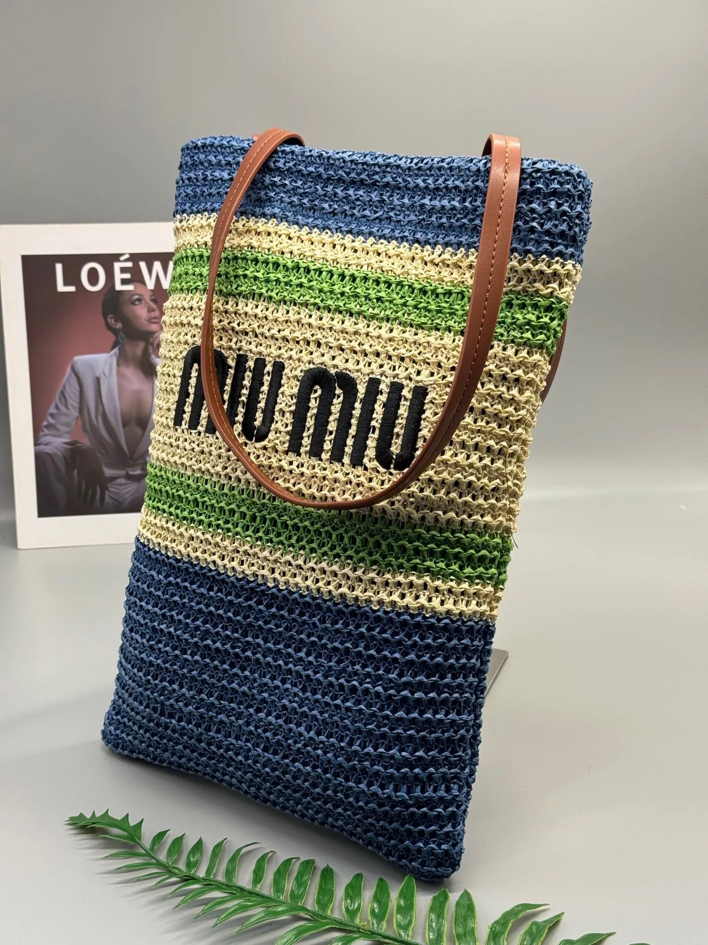 All categories Official website "Brand Women's Bags" Women's Bags 💙 miumiu 2025 new miumiu American retro fairy tote bag
