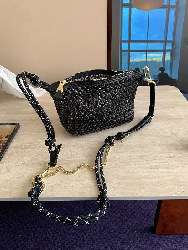 All Categories Official Website "Brand Women's Bags" Women's Bags 💙 miumiu 2026 official website miumiu hollow woven lunch box bag