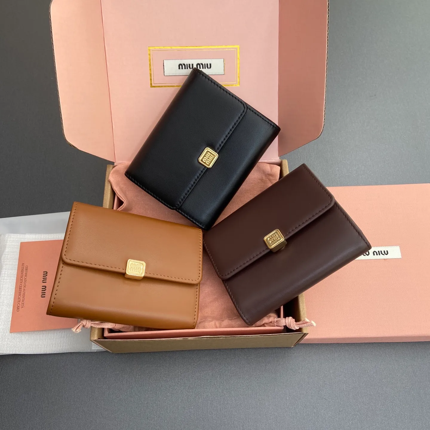[Special grade hardware original leather] ¥600~Imported cowhide wallet~ Size: w11.5×h10.2×2cm No.: 5MH033_ MM0240 MM combination diagram