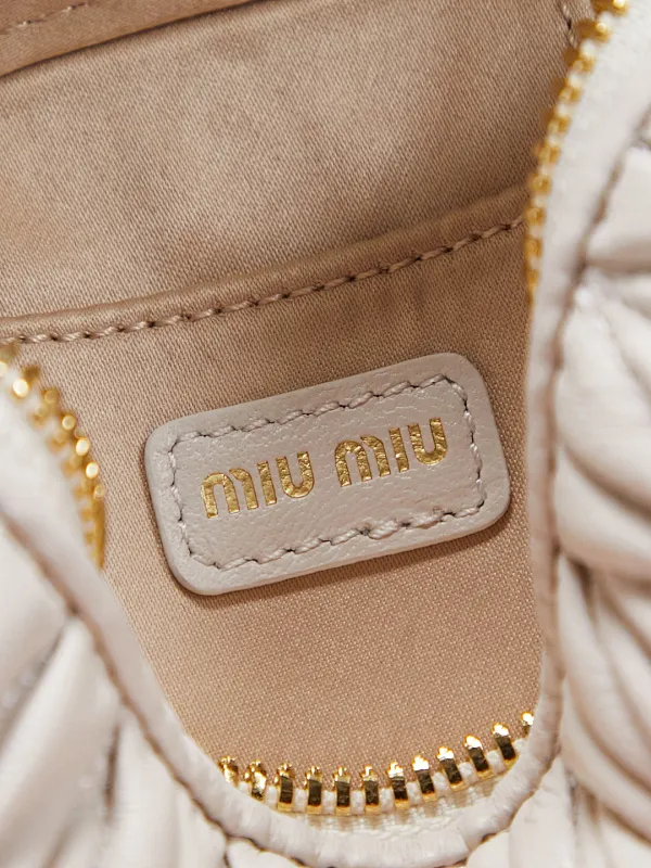 All categories Official website "Brand Women's Bags" Women's Bags 💙 miumiu 2026 new MIUMIU super mini cosmetic bag