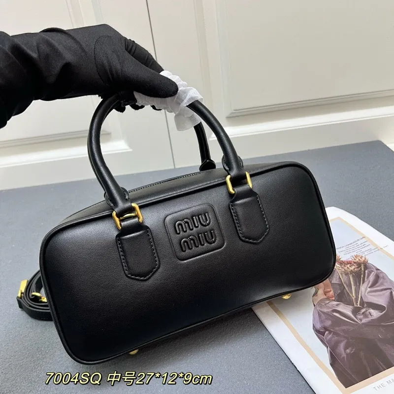 All Categories Official Website "Brand Women's Bags" Women's Bags 💙 miumiu 2025 new MIUMIU bowling bag