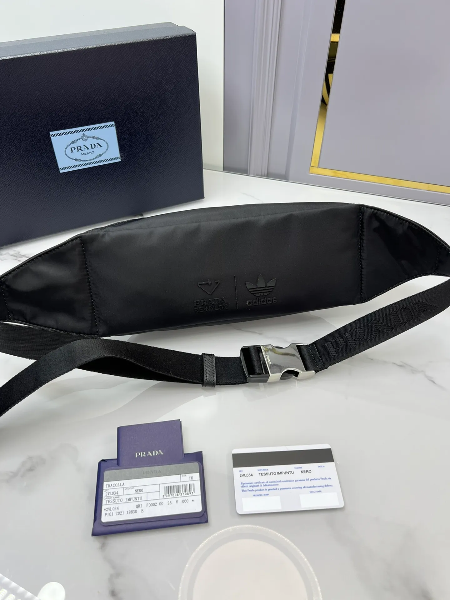 All Categories 💚 Top Version Men’s Bags 💚 PRADA 2023 Official Latest Version PRADA Belt Bag