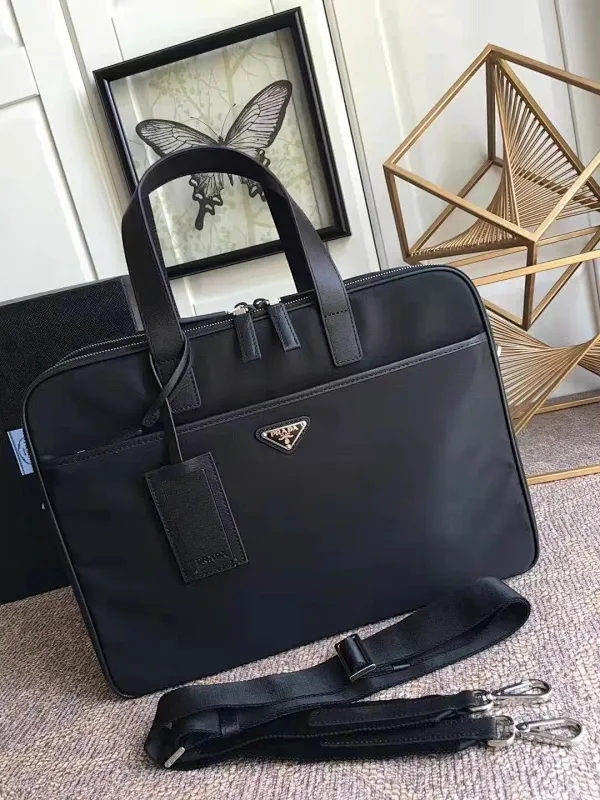 All categories 💚 Top version men’s bag 💚 PRADA 2023 official latest version PRADA briefcase